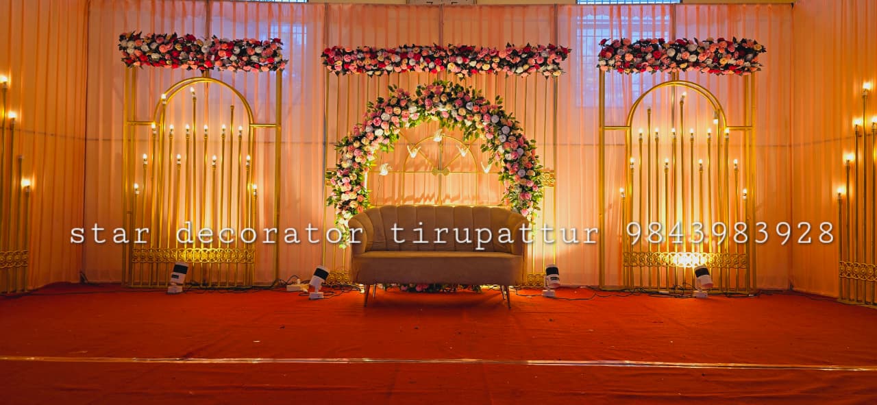 Ring ceremony setup