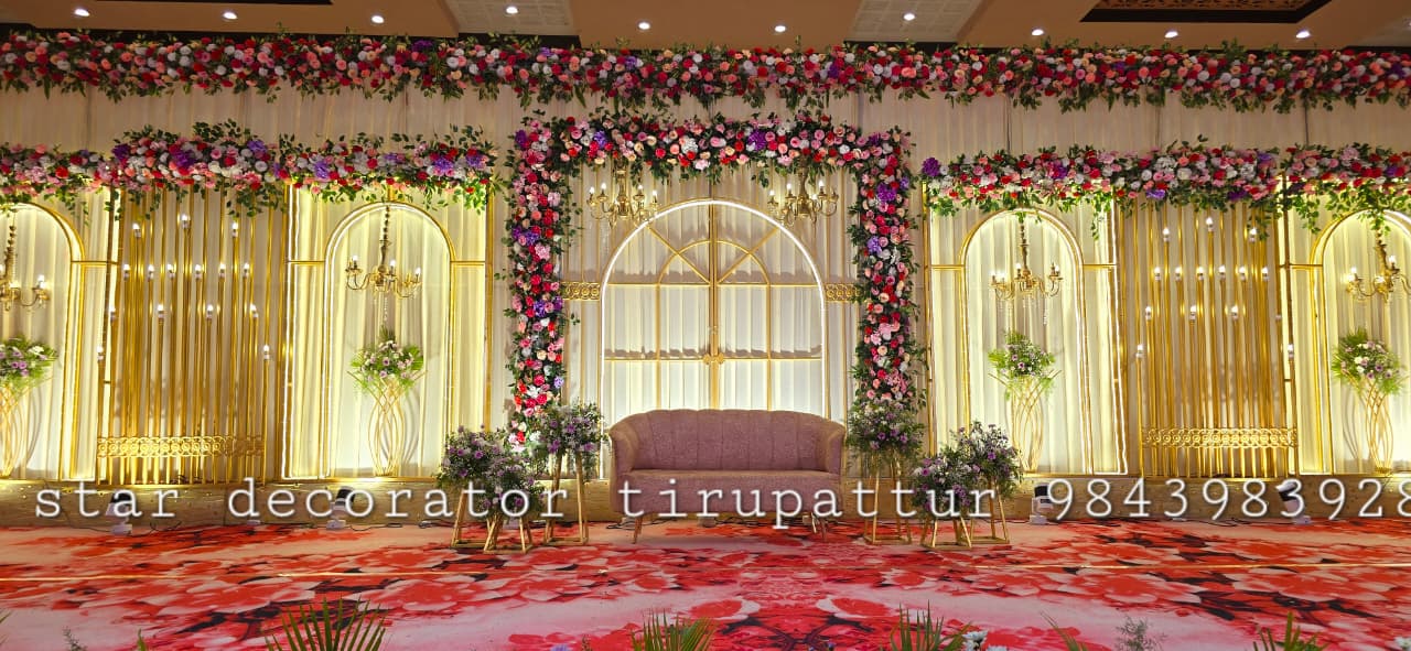 Reception entrance styling