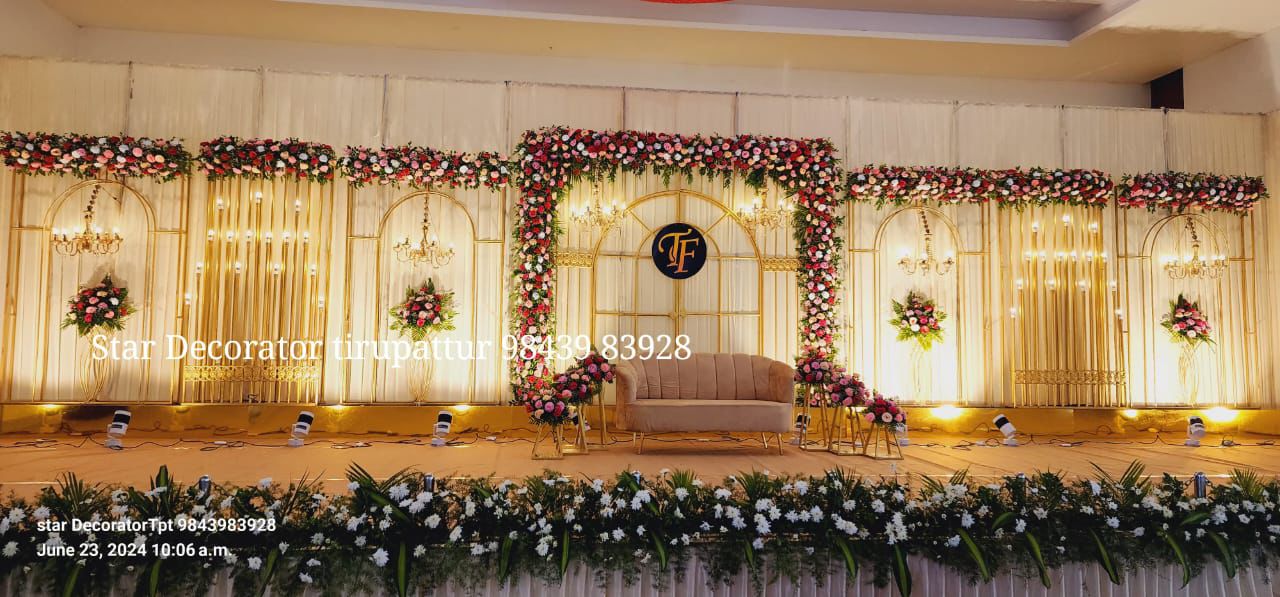 Reception photo area